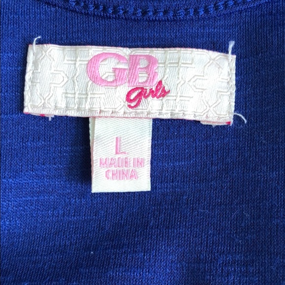 Pretty Blue GB Girls size Large Dress - Picture 4 of 4